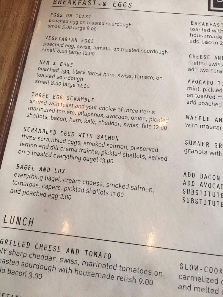Brunswick Cafe - Brooklyn, NY menu_pic