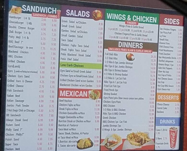 The Patio - Indianapolis, IN menu_pic