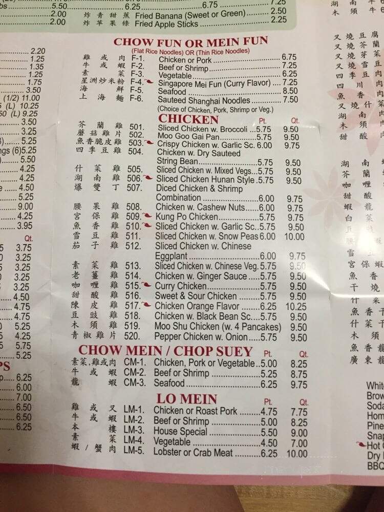 Empire Garden Chinese Restaurant - New York, NY menu_pic