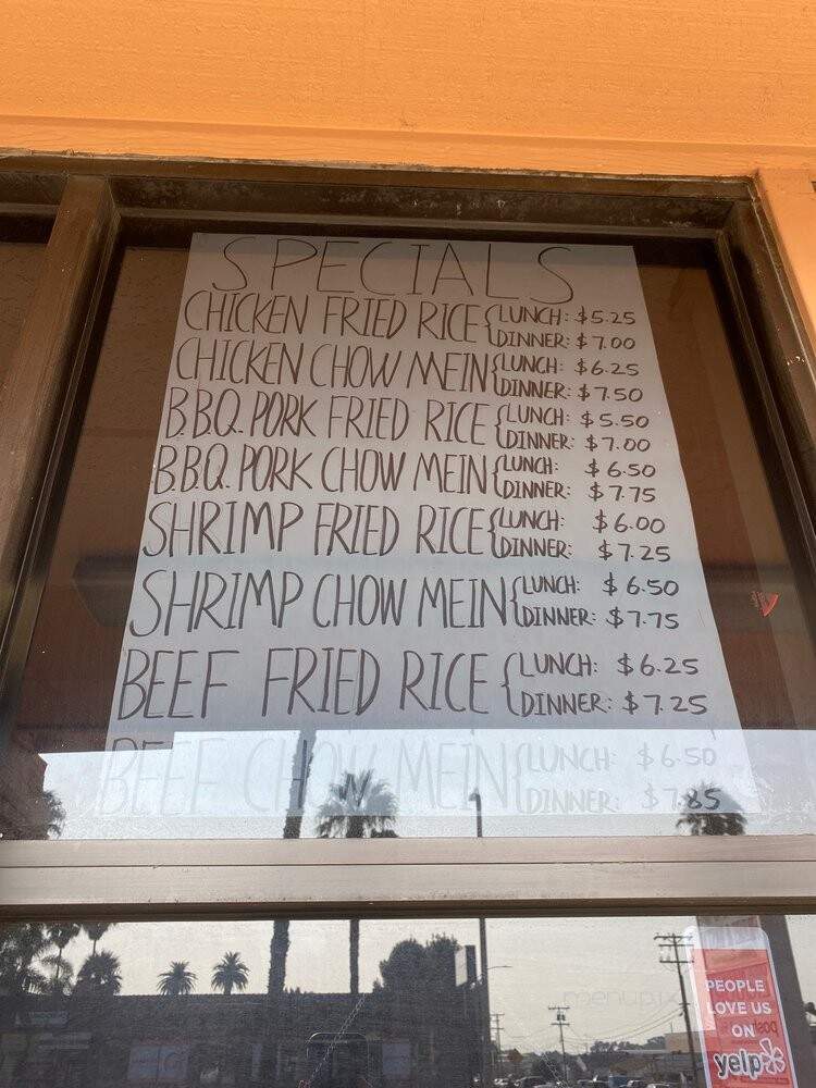 Fresh and Tasty Chinese Restaurant - Chula Vista, CA menu_pic