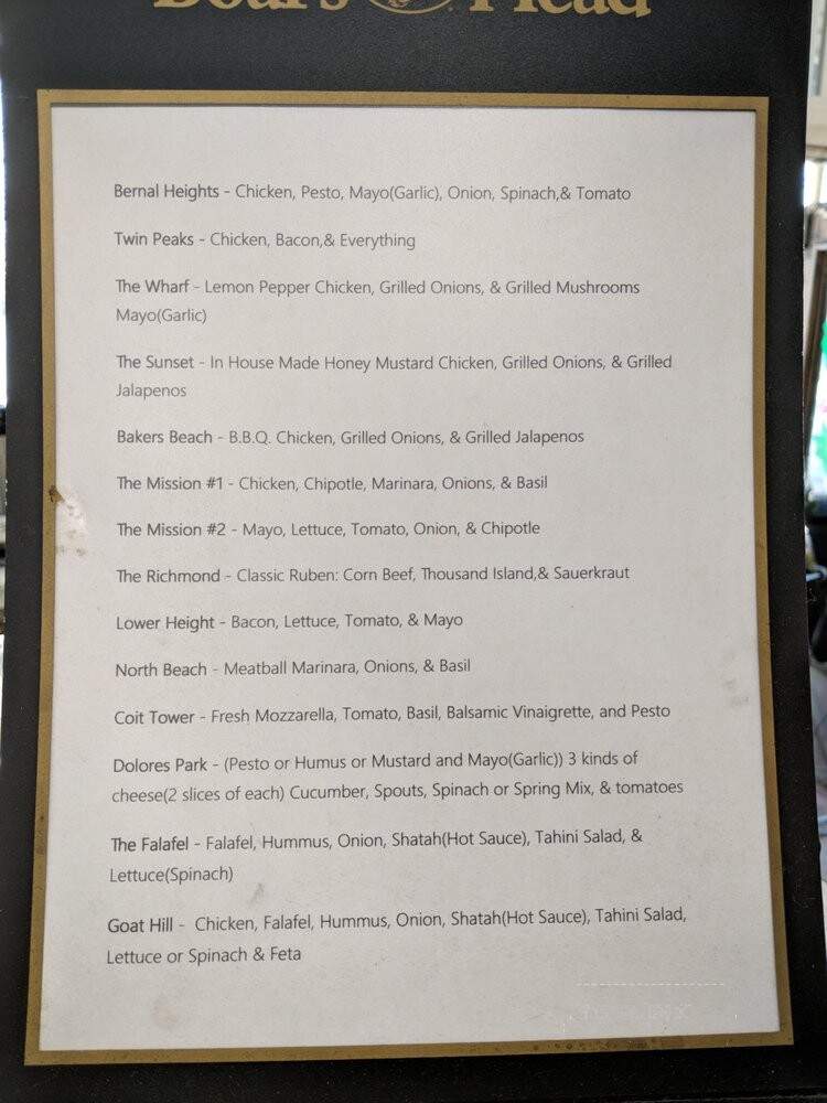 R Image Market Deli - San Francisco, CA menu_pic