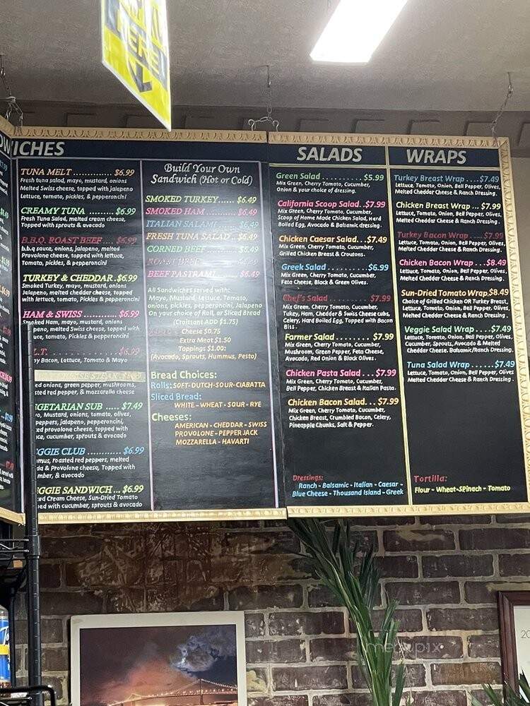 Sammy's Gourmet Deli - San Francisco, CA menu_pic