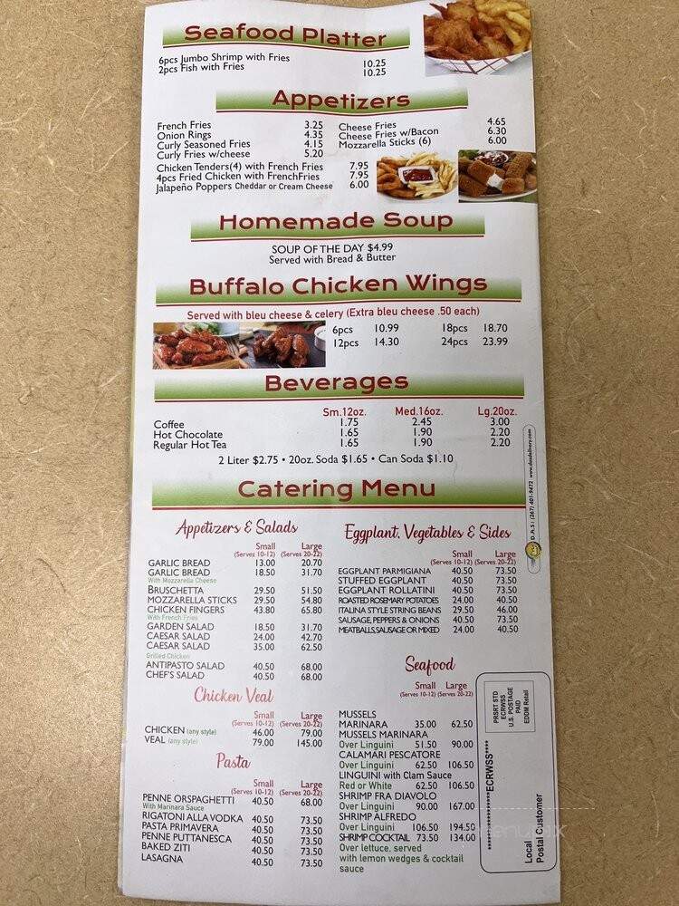 Peter's Pizza And Deli - Trenton, NJ menu_pic