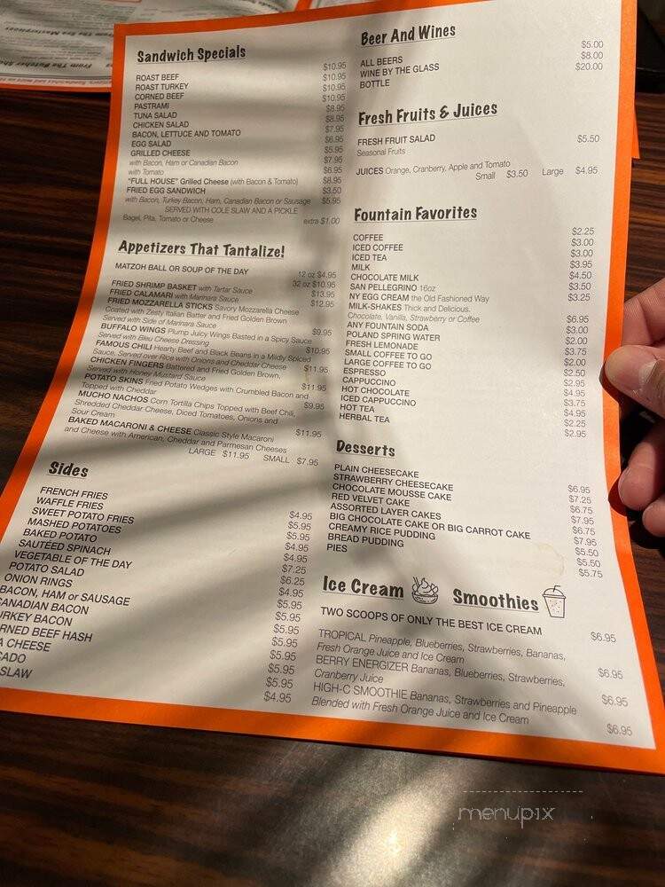 Manhattan Diner - New York, NY menu_pic