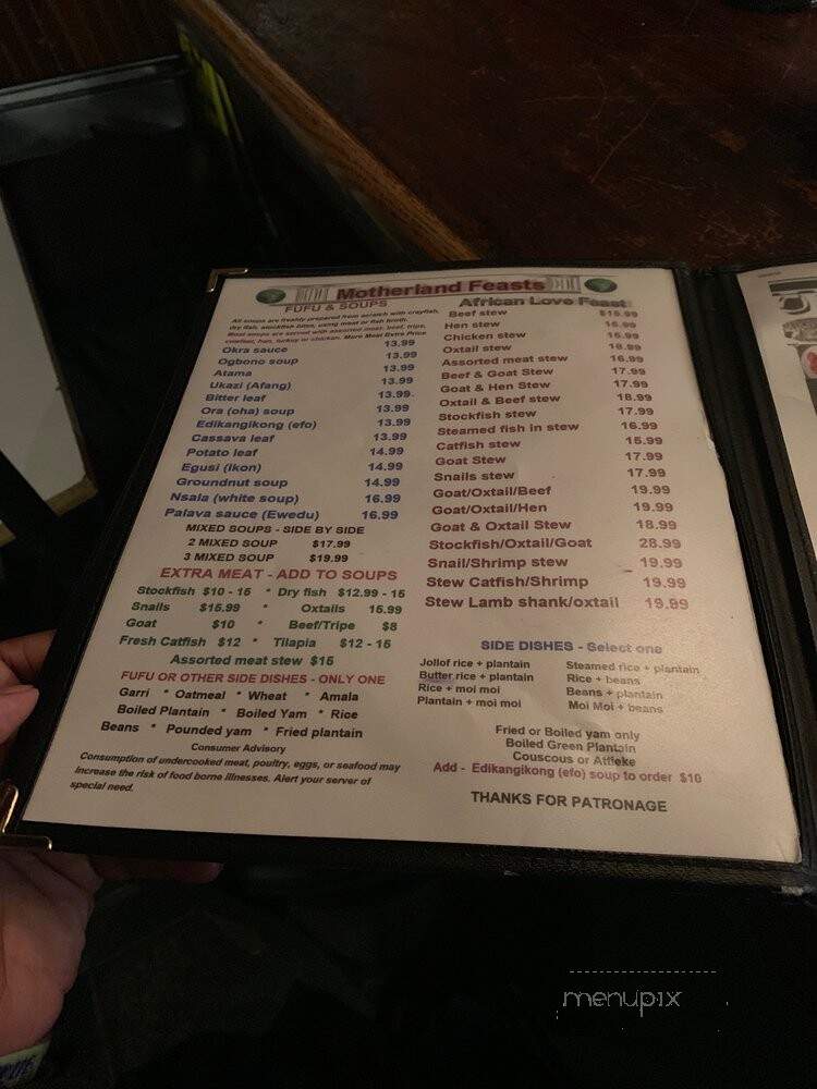 Nations Cafe - Roswell, GA menu_pic
