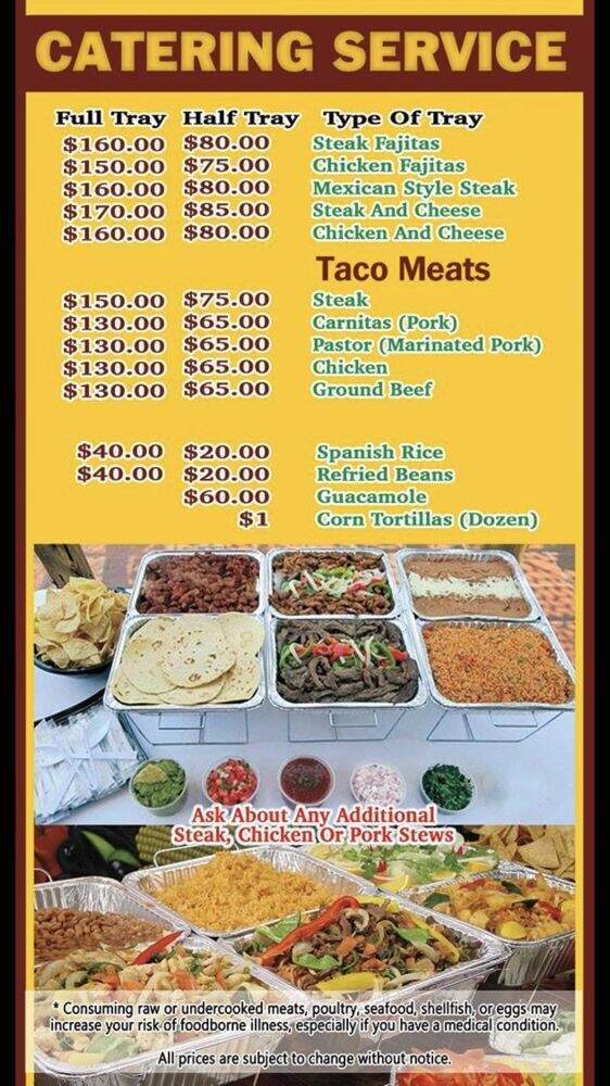 El Burrito Habanero - Lockport, IL menu_pic
