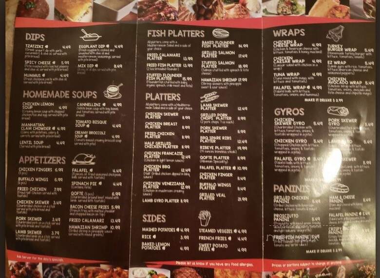 EZ Grill NYC - Bronx, NY menu_pic