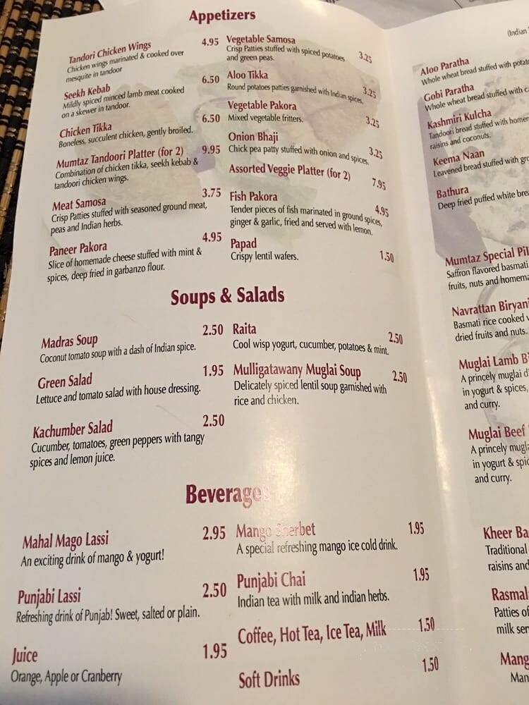 Mumtaz Indian Restaurant - Plano, TX