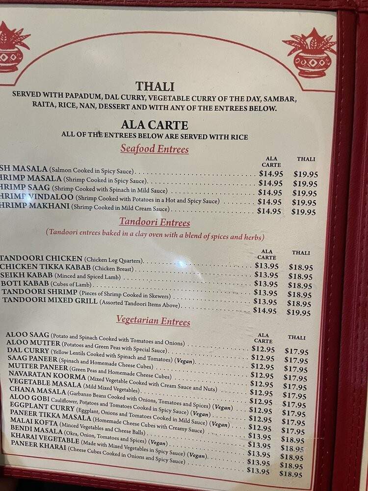 Abhiruchi Indian Cuisine - Vancouver, WA menu_pic