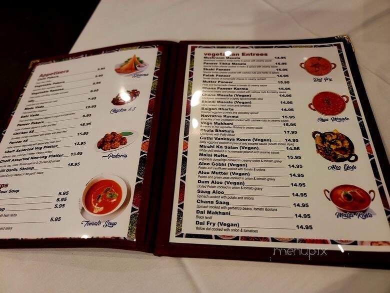 India Kitchen - Tustin, CA menu_pic