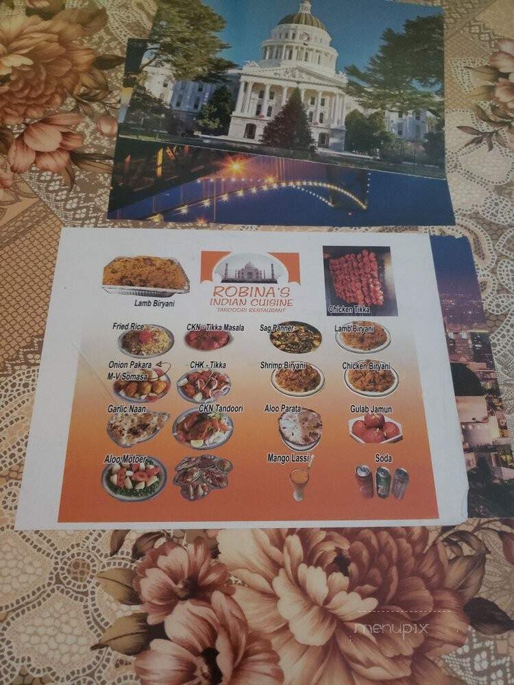 Robinas Indian Cuisine - North Hollywood, CA menu_pic
