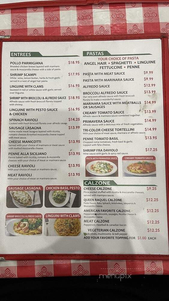 Sorrento Italian Kitchen - Long Beach, CA menu_pic