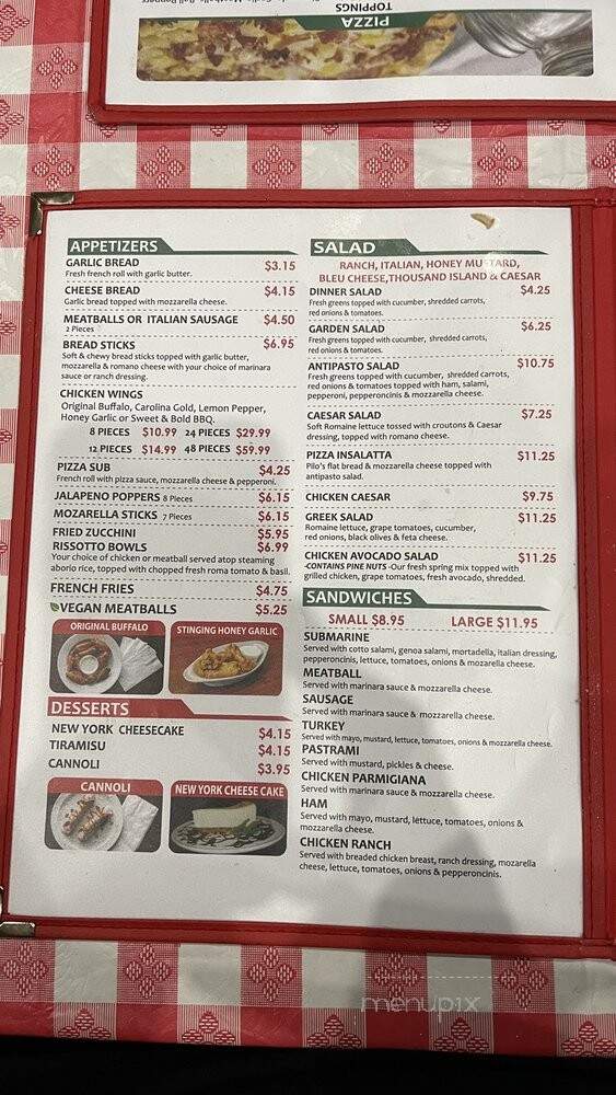 Sorrento Italian Kitchen - Long Beach, CA menu_pic
