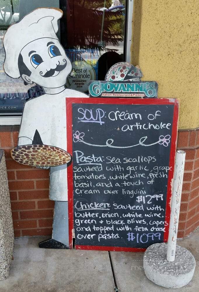 Giovanni's Italian Restaurant - Oviedo, FL menu_pic