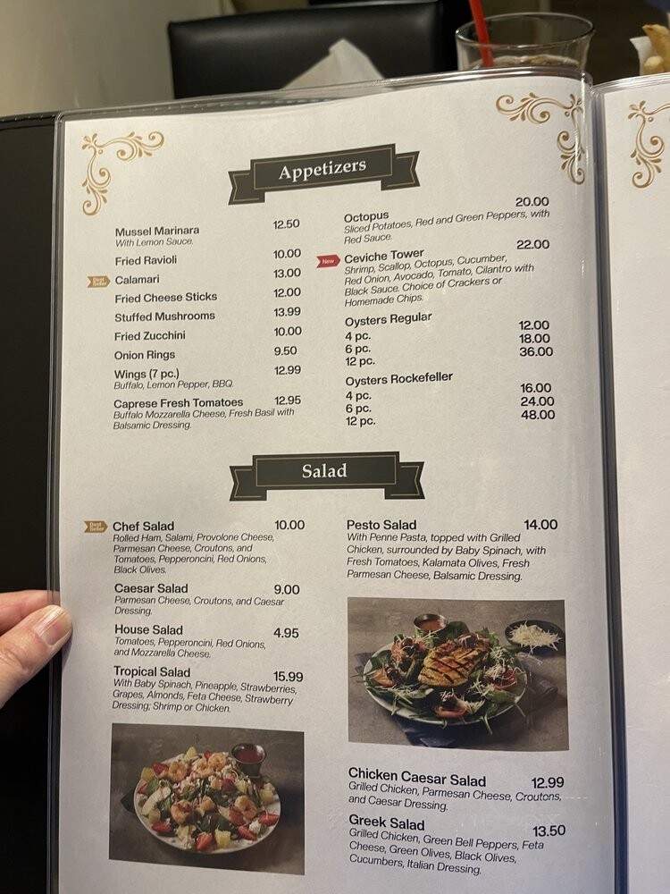 Roma's Italian Restaurant - Cumby, TX menu_pic