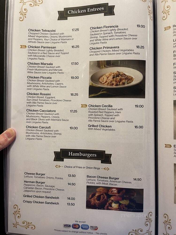 Roma's Italian Restaurant - Cumby, TX menu_pic