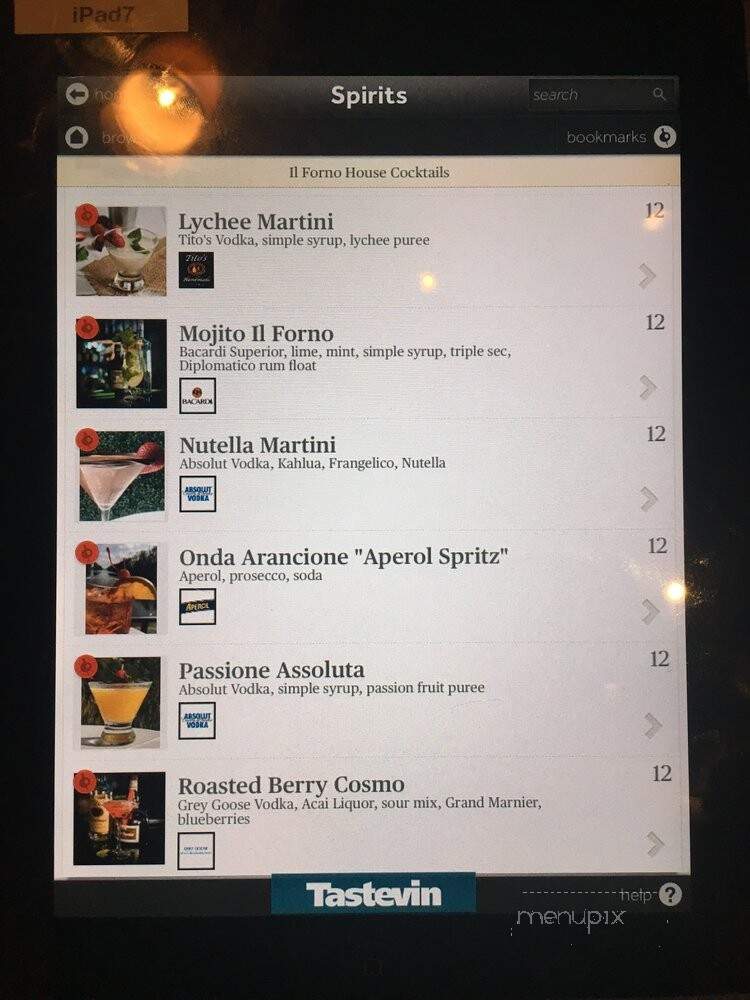 IL Forno Ristorante - Doral, FL menu_pic
