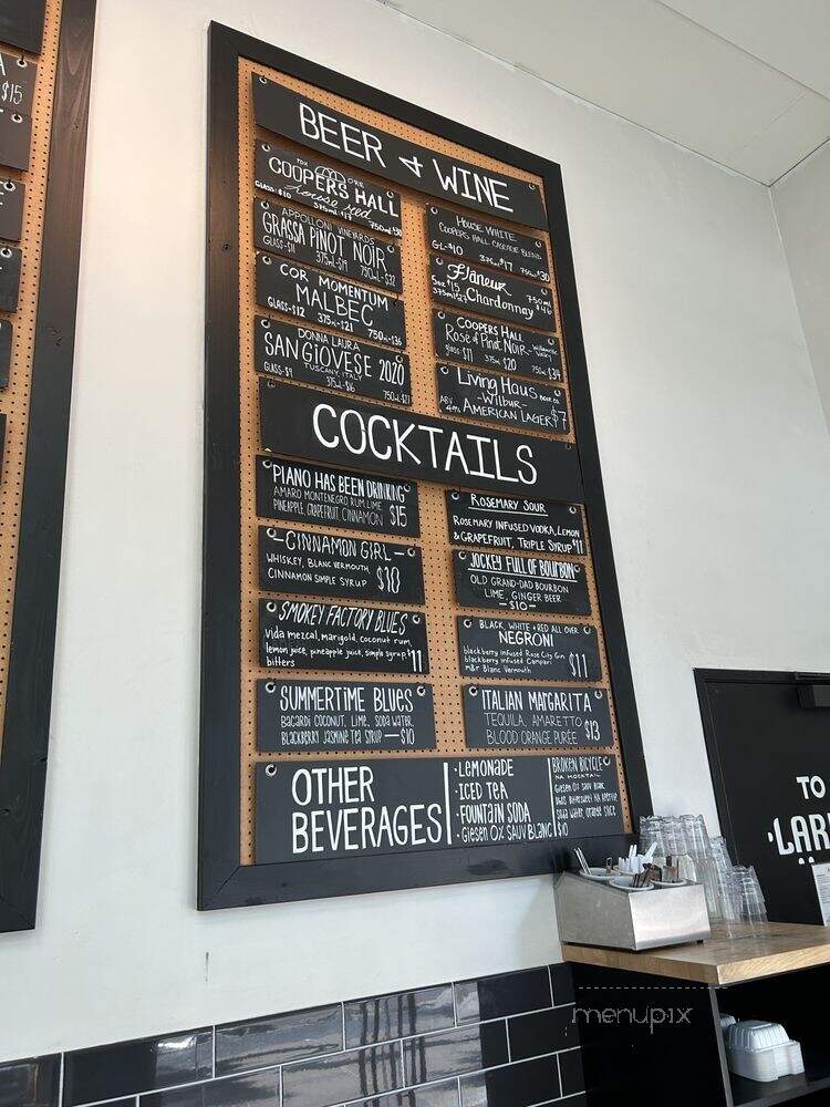 Grassa - Portland, OR menu_pic