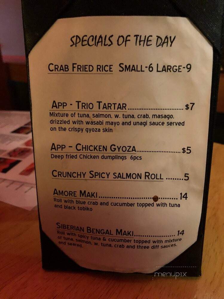 Naomi Sushi - Des Plaines, IL menu_pic