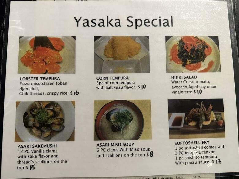 Sushi Yasaka - New York, NY