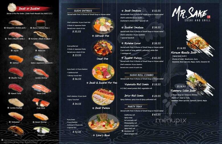 Mr Sake Sushi & Grill - Louisville, CO menu_pic