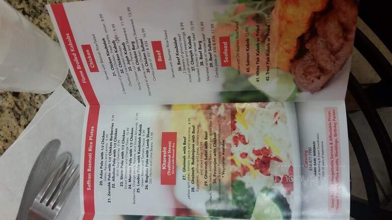 Sofreh Kabob House - Northridge, CA menu_pic
