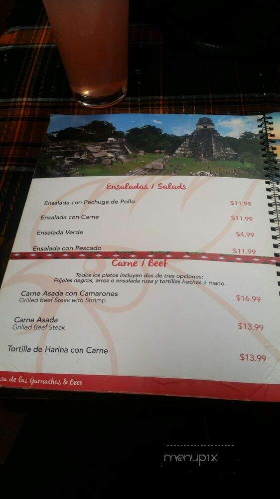 La Casa de las Garnachas & Beer - North Hills, CA menu_pic