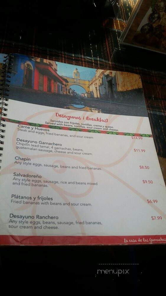 La Casa de las Garnachas & Beer - North Hills, CA menu_pic