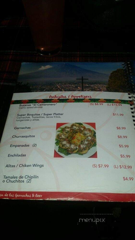 La Casa de las Garnachas & Beer - North Hills, CA menu_pic