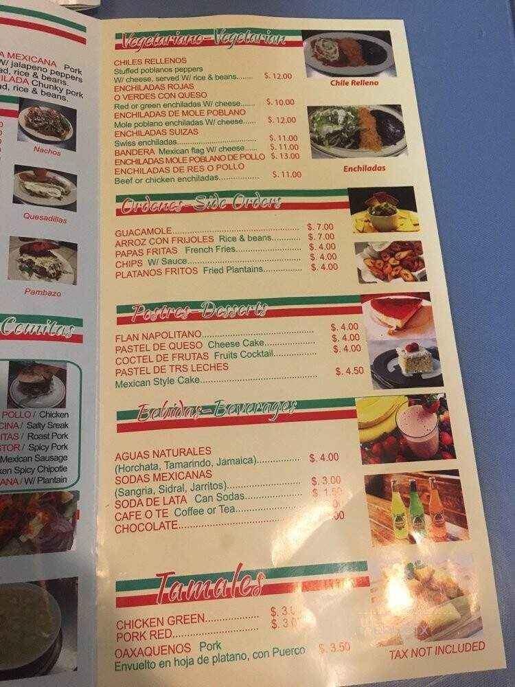 La Mesita Restaurant - Brooklyn, NY menu_pic