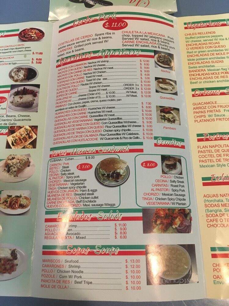 La Mesita Restaurant - Brooklyn, NY menu_pic
