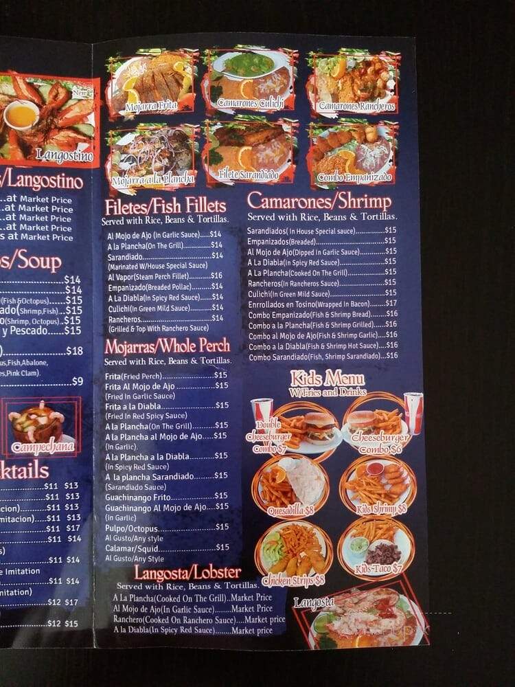 El Puerto Escondido - Inglewood, CA menu_pic