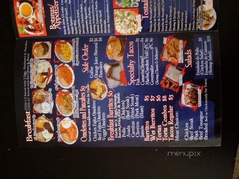 El Puerto Escondido - Inglewood, CA menu_pic