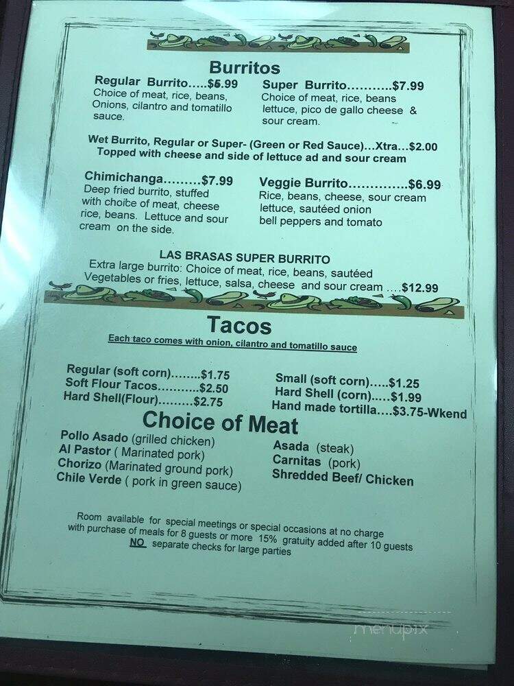 Las Brasas Mexican Restaurant - Yuba City, CA