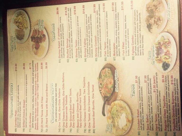 Happy Burrito Mexican Restaurant - Bennett, CO menu_pic