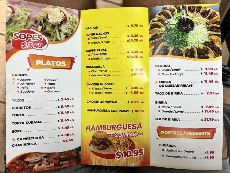 Lucas Tacos - Irving, TX menu_pic