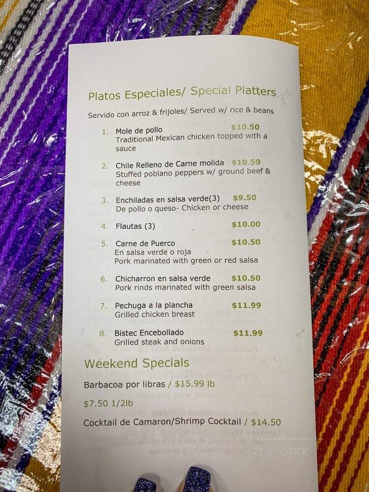 El Mercado de San Carlos - Fort Myers, FL menu_pic