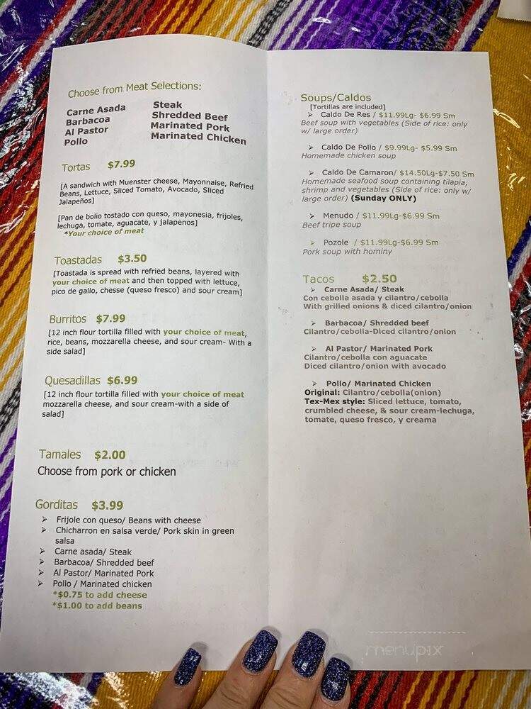 El Mercado de San Carlos - Fort Myers, FL menu_pic