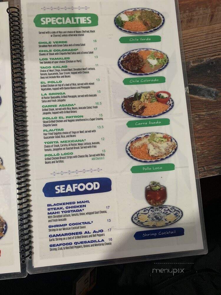 El Patron Restaurante & Cantina - Garden City, KS menu_pic
