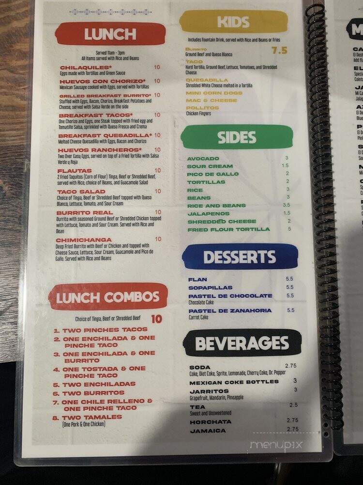 El Patron Restaurante & Cantina - Garden City, KS menu_pic