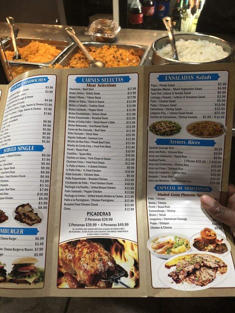 El Cofre Restaurant - Brooklyn, NY menu_pic