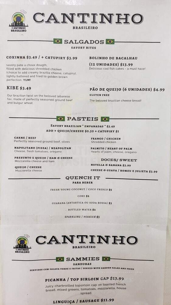 Cantinho Brasileiro - Los Angeles, CA menu_pic