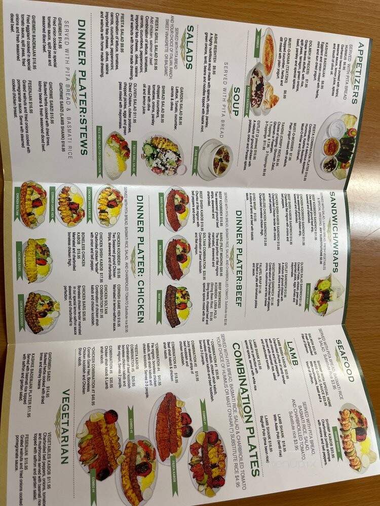 Fiesta Grill - Torrance, CA menu_pic