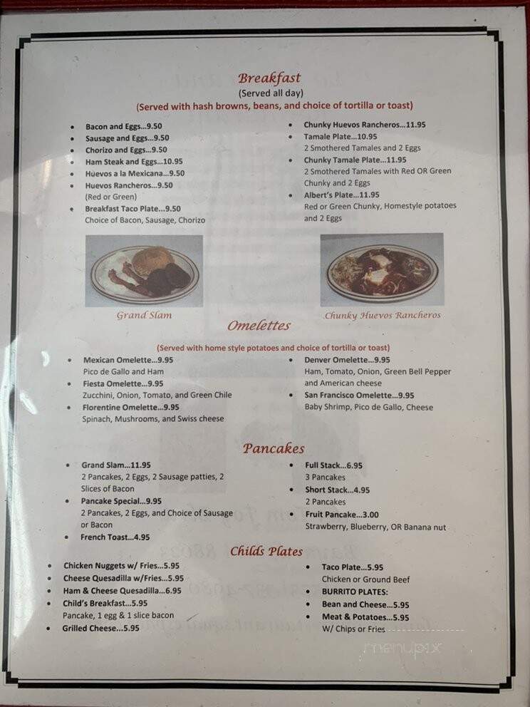 La Mexicana - Bayard, NM menu_pic