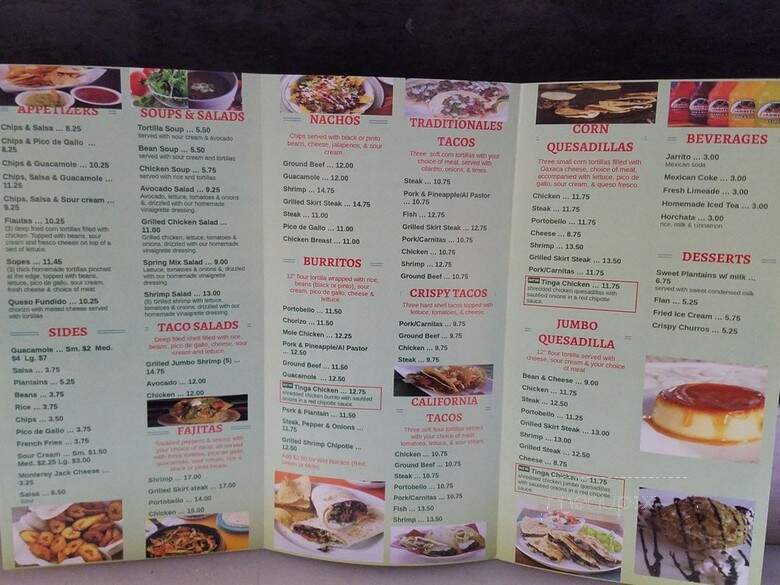 Tres Jalapenos - Philadelphia, PA menu_pic