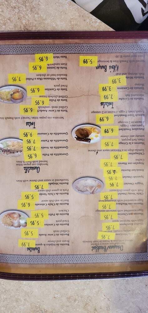 Kiko Mexican Grill - Pico Rivera, CA menu_pic