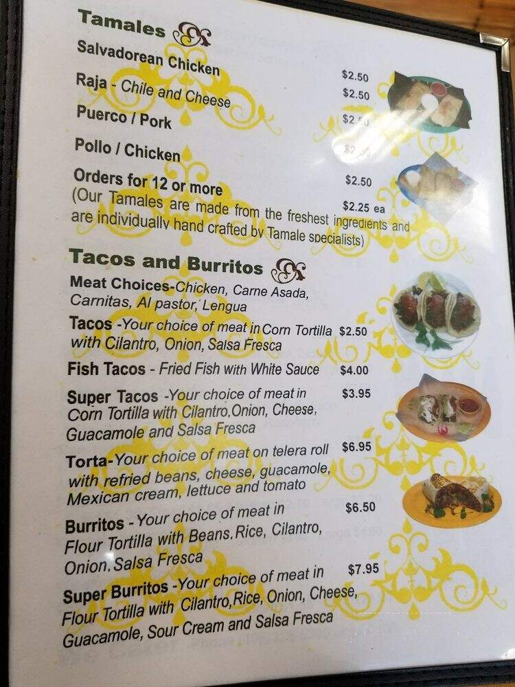 Lacosta Del Sol - San Jose, CA menu_pic