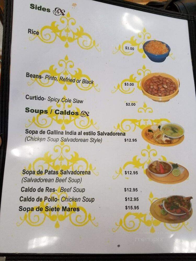 Lacosta Del Sol - San Jose, CA menu_pic