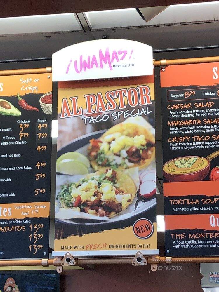 Unamas! - Campbell, CA menu_pic