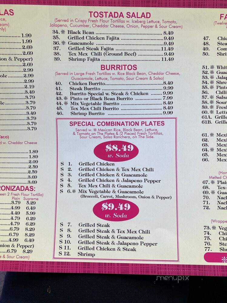 Taco King II - East Meadow, NY menu_pic